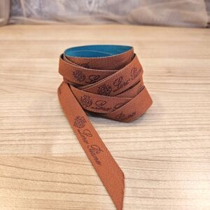 Loro Piana Ribbon Brown and Teal 100" long